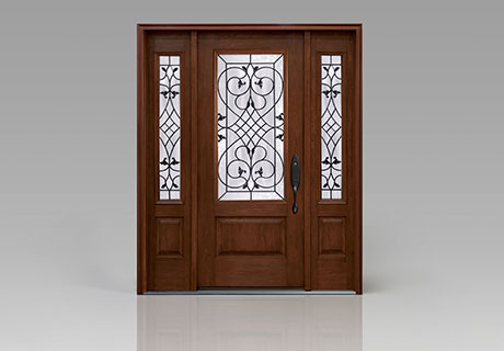 arbor grove wooden entry door