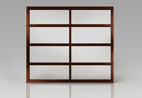 avante modern glass garage door