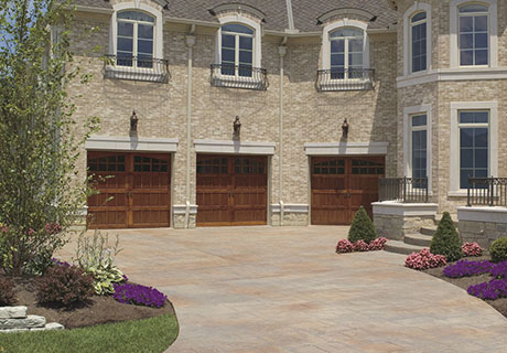 reserve wooden garage door