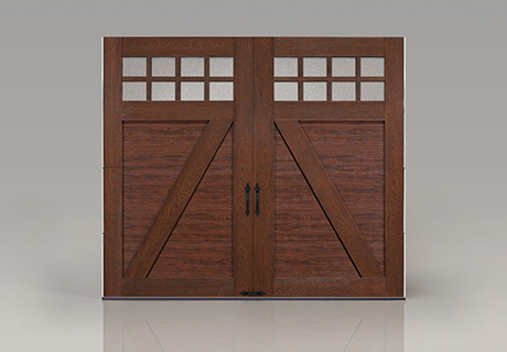 canyon ridge wooden garage door
