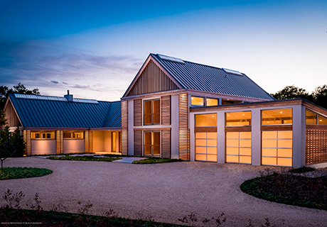 avante modern glass garage door