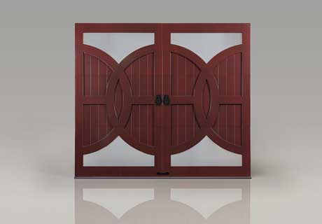 custom circle wooden entry door