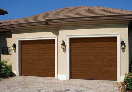 modern steel garage doors