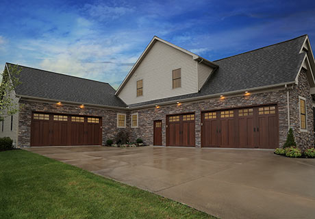 canyon ridge wooden garage doors