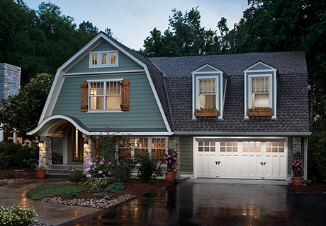 reserve white garage door