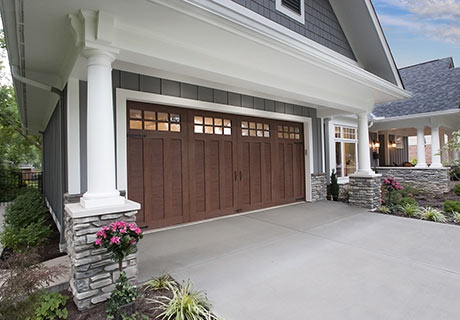 canyon ridge wooden garage door