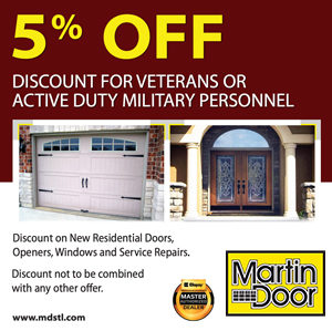 5% off – Veterans Discount